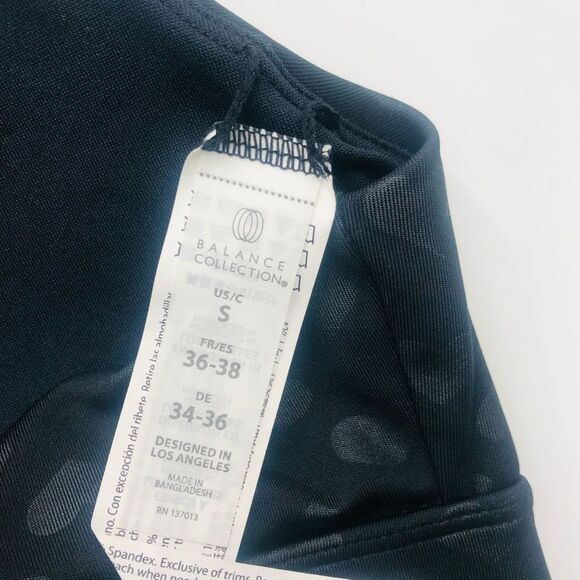 New Balance Collection Black Heart Embossed Strappy Bra For Women Size Small - Picture 5 of 5